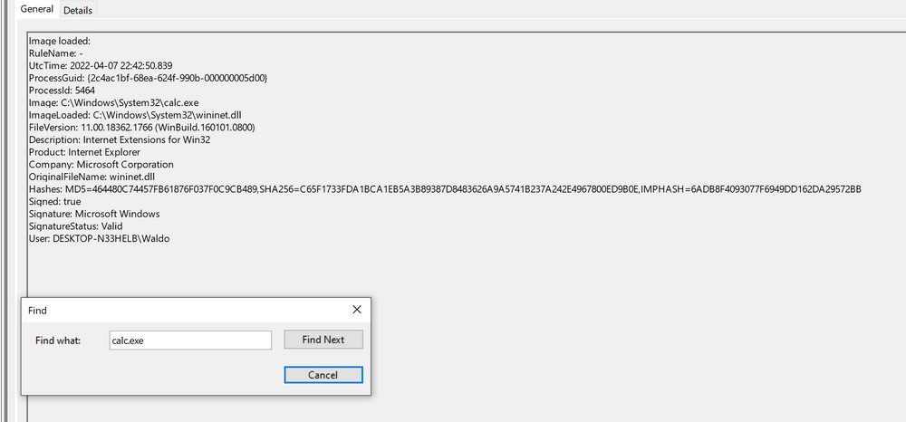 Legitime-dll-load-from-calc