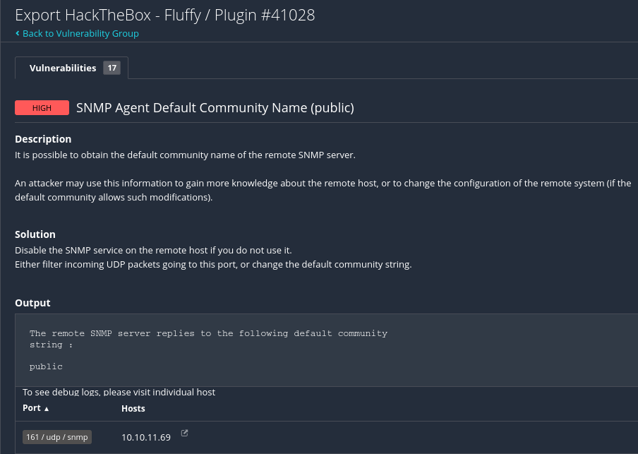 SNMP-Agent-Defaul-Community-Name-Public