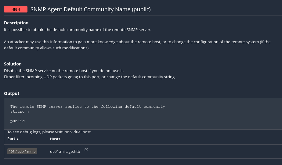 SNMP-Agent-Default-Community-Name