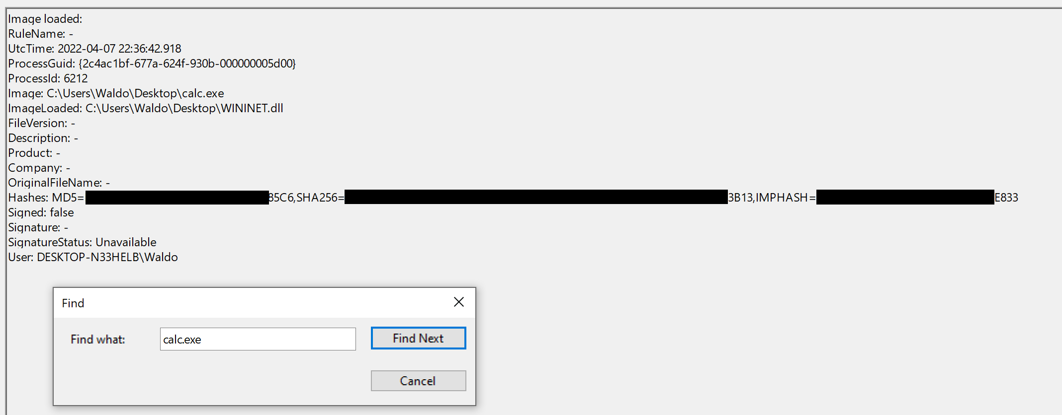 Sysmon-logged-dll-hijack