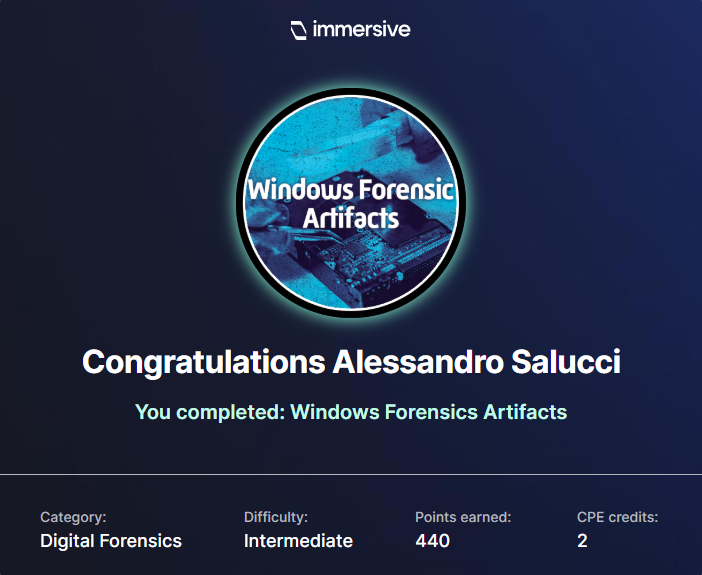 Windows-Forensic-Artifacts